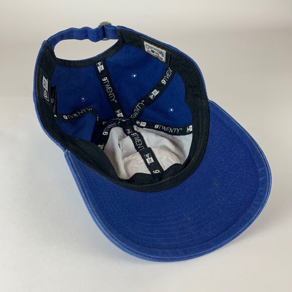 Chicago Cubs MLB Blue New Era 9Twenty Cooperstown Collection Strapback Hat - Picture 4 of 6